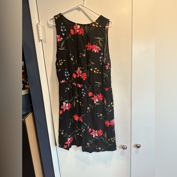 Black flower Dress size XL - Picture 5 of 5